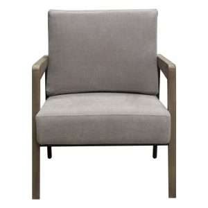 Blair Accent Chair in Grey Fabric by Diamond Sofa - Decorian Group