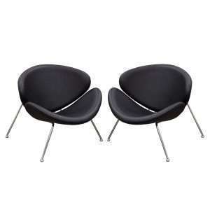 Set of (2) Roxy Black Accent Chair by Diamond Sofa - Decorian Group