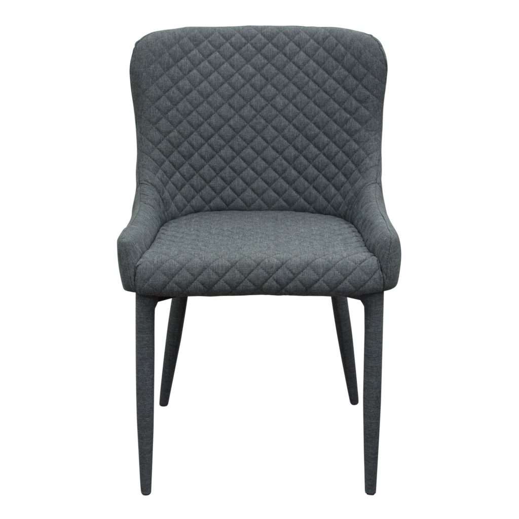 Set of (2) Savoy Accent Chair in Graphite Fabric by Diamond Sofa - Decorian Group