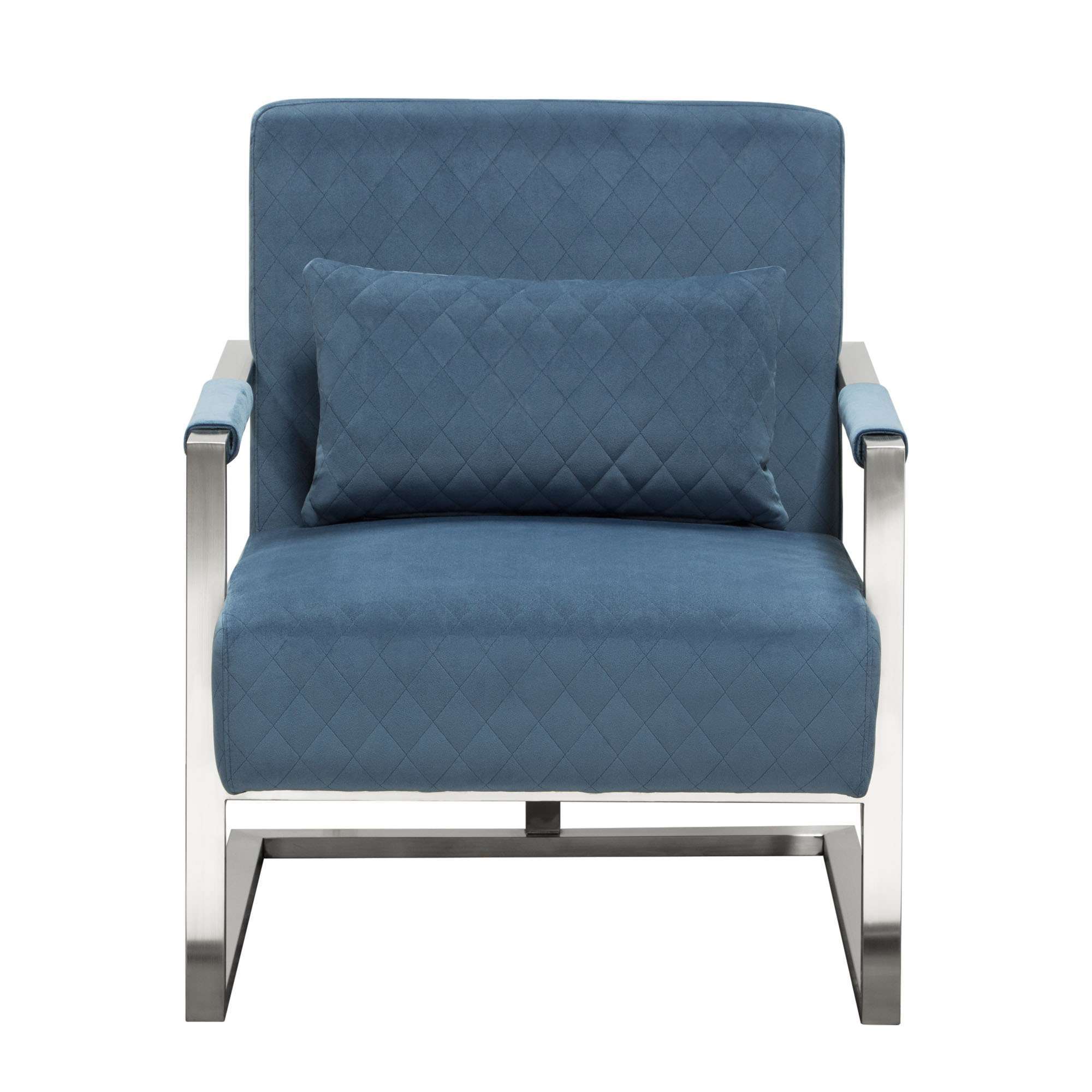 Studio Accent Chair in Royal Blue Velvet by Diamond Sofa - Decorian Group